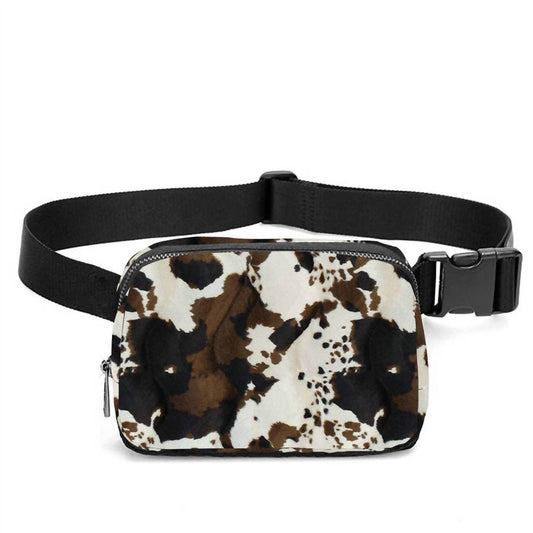 The Front Porch Label - Women's Cow Print Crossbody Bag - Rack Hunt -