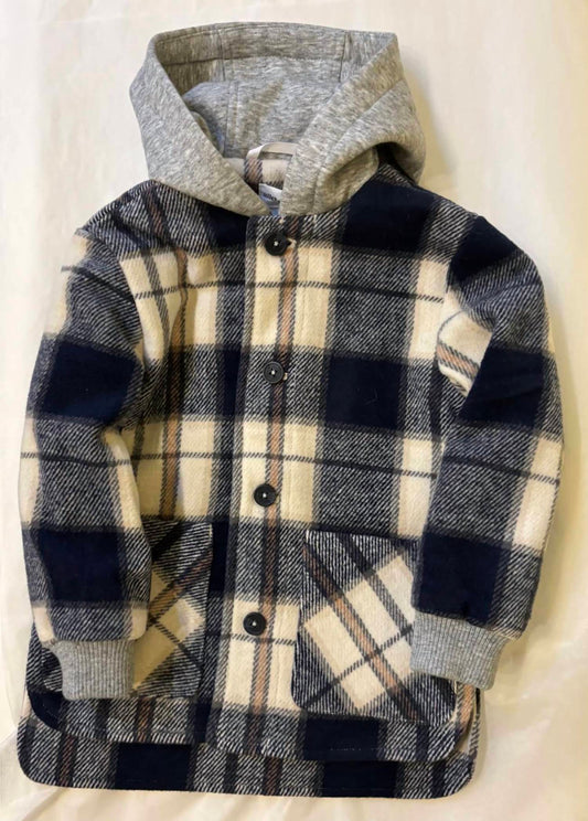 Boy's Plaid-Lined Woven Jacket