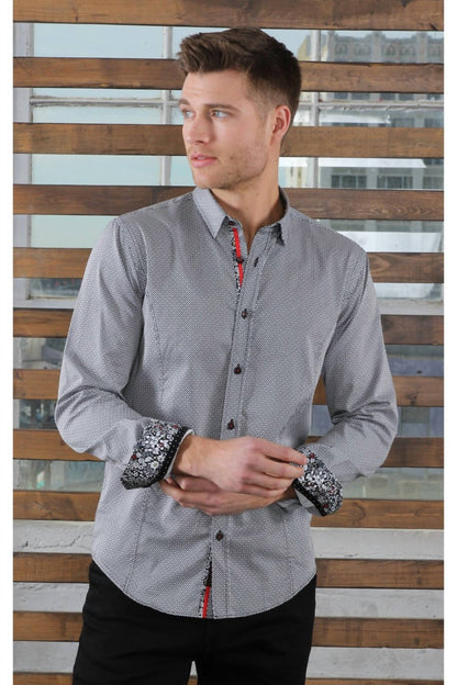 Design Button Down Shirt With Trim