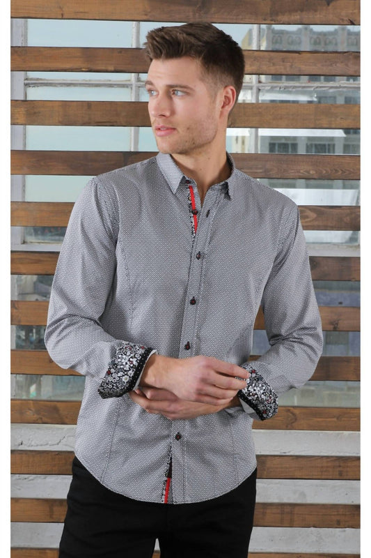 Design Button Down Shirt With Trim