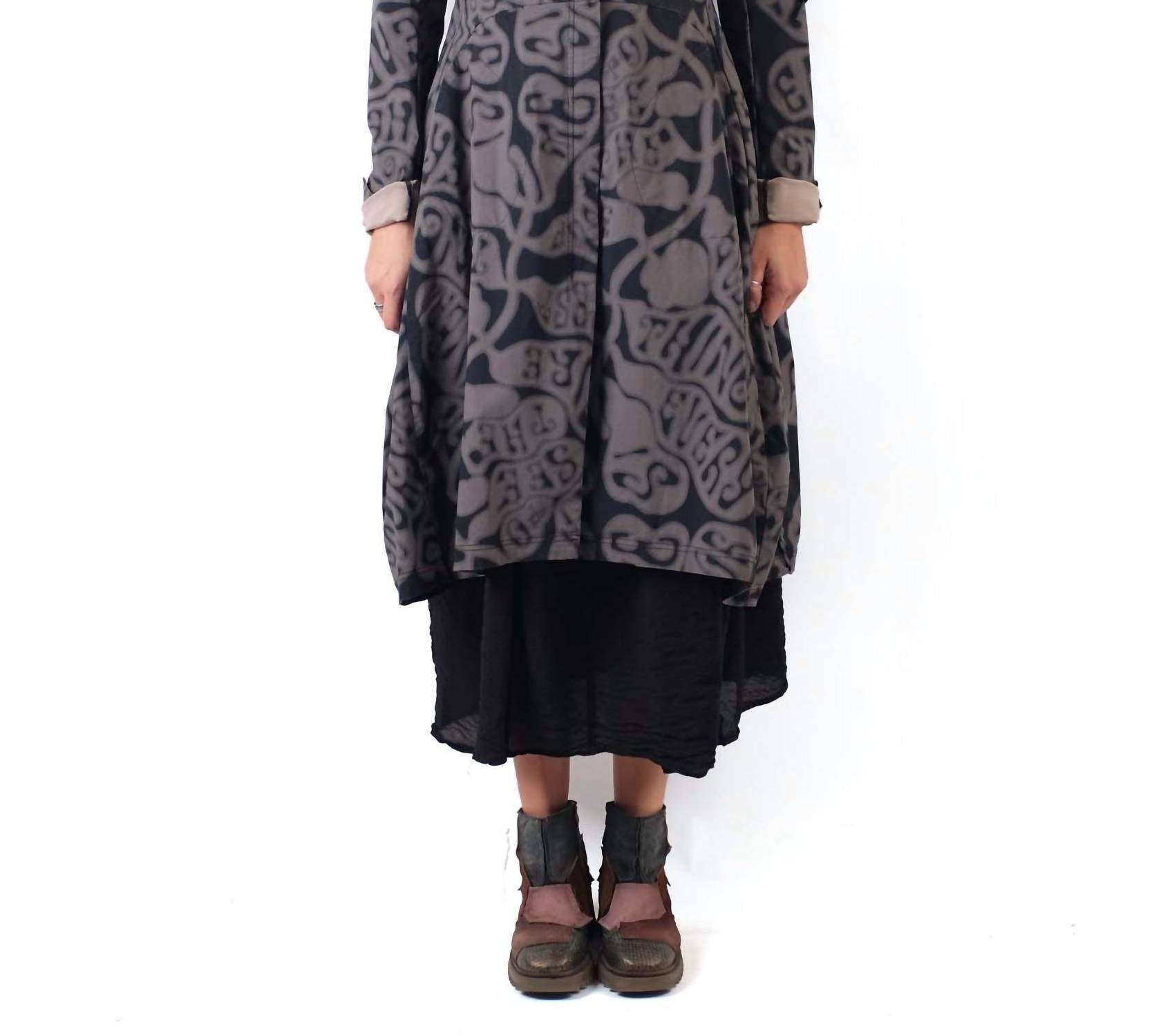 Rundholz Black Label - Wide Collared Print Coat - Rack Hunt