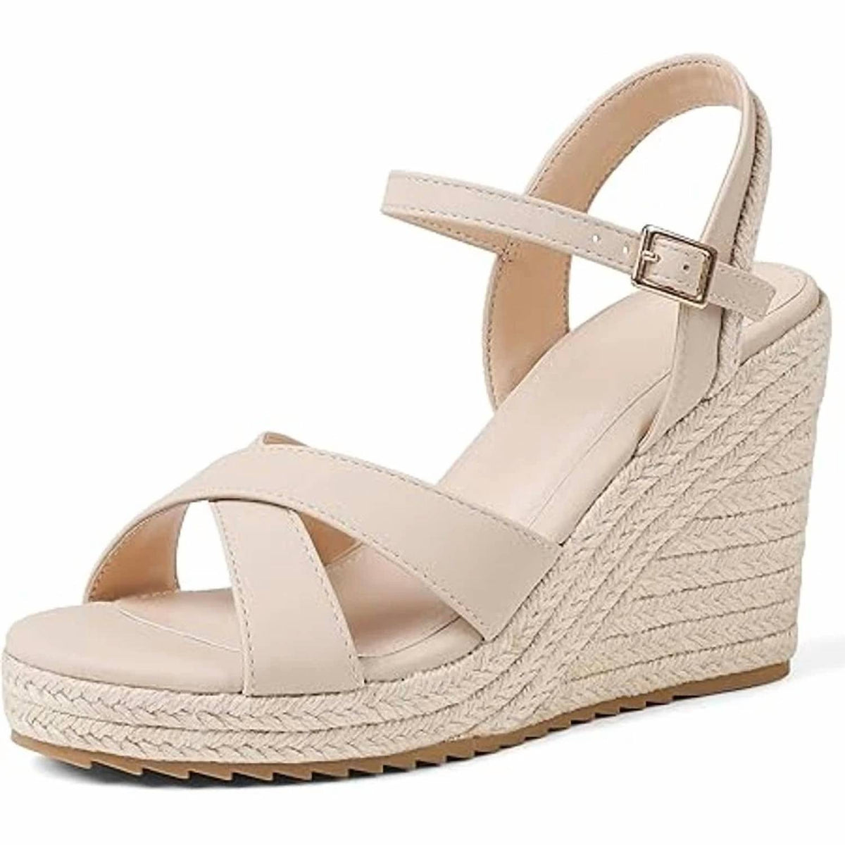 Women's Open Toe Wedge Espadrille Sandals