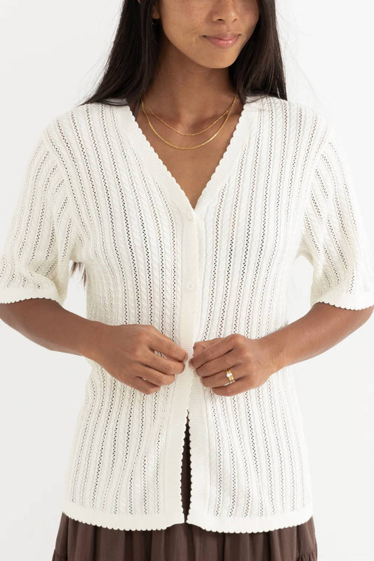 Scallop Knit Cardigan