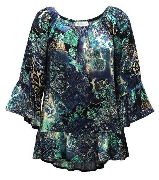 Women's Floral Print Bohemian Top