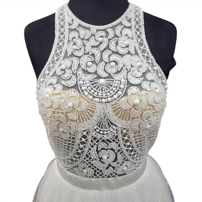 Precious Formals - Beaded Illusion Formal Ball Gown - Rack Hunt