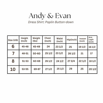 Boy's Poplin Button-down Dress Shirt