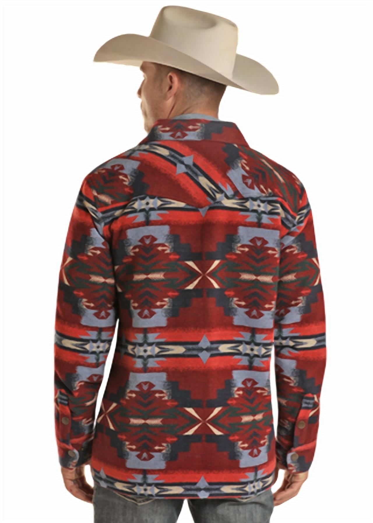 Aztec Wool Commander Coat
