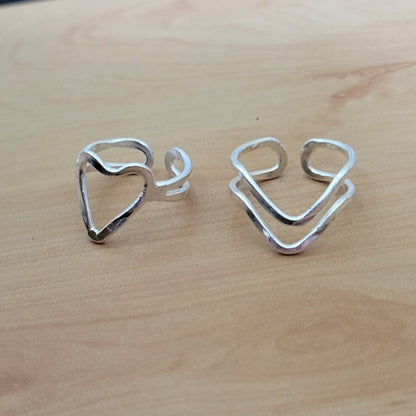 Women's Double Chevron Ring