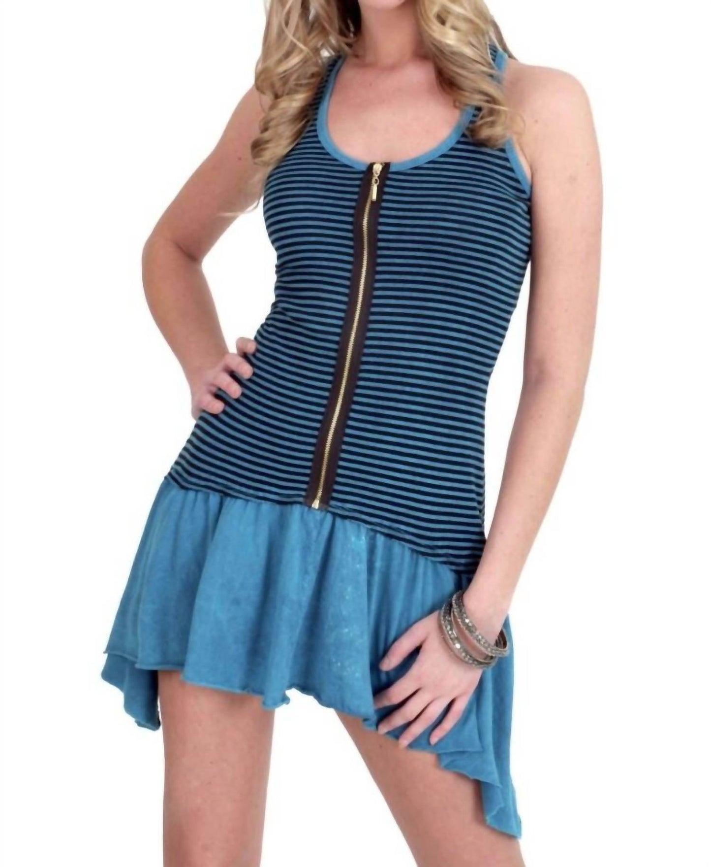 Tough Luv - Y2k Zipper Tank Dress - Rack Hunt -