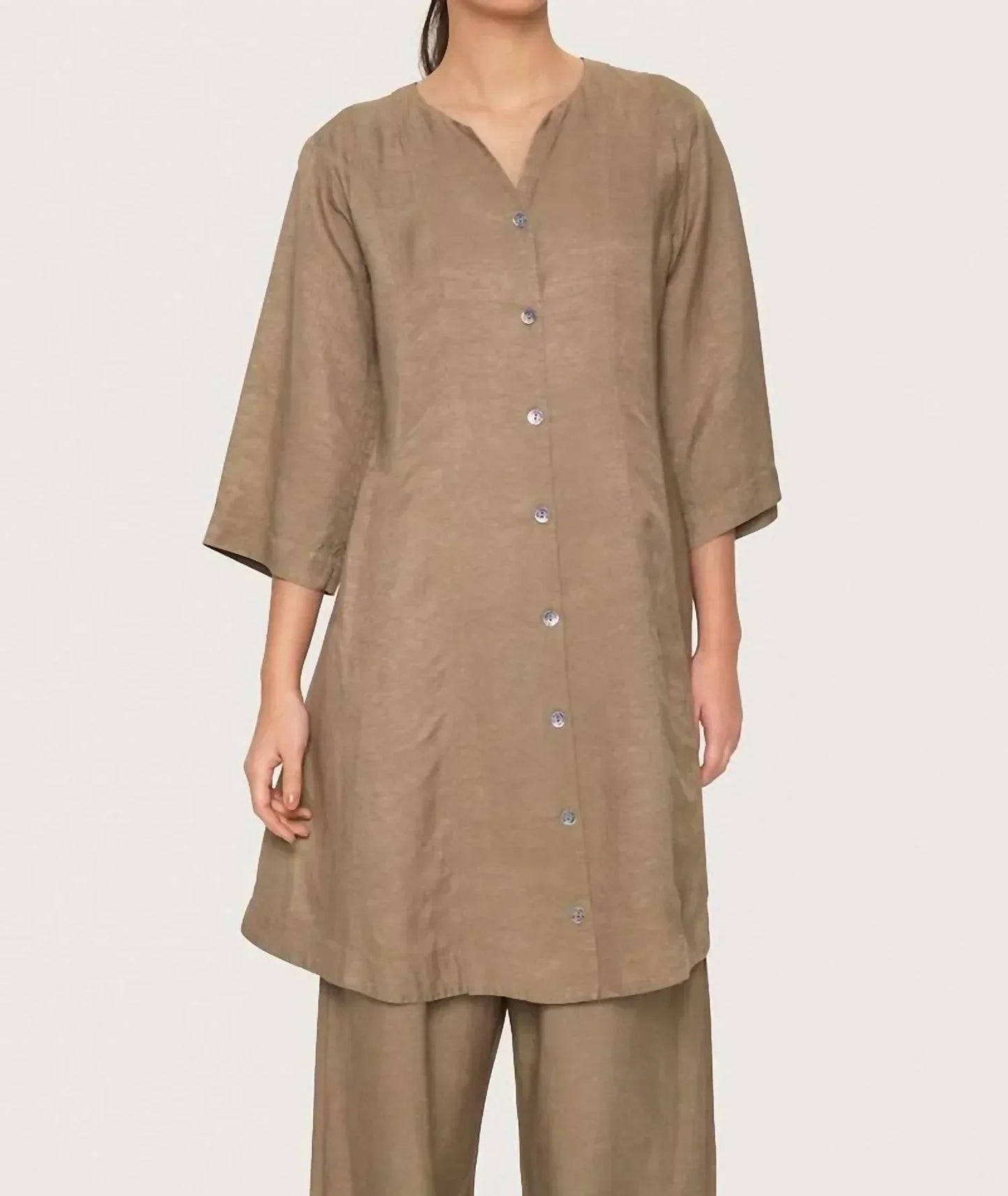 BITTE KAI RAND - Lazy Linen Blend Midi Dress - Rack Hunt