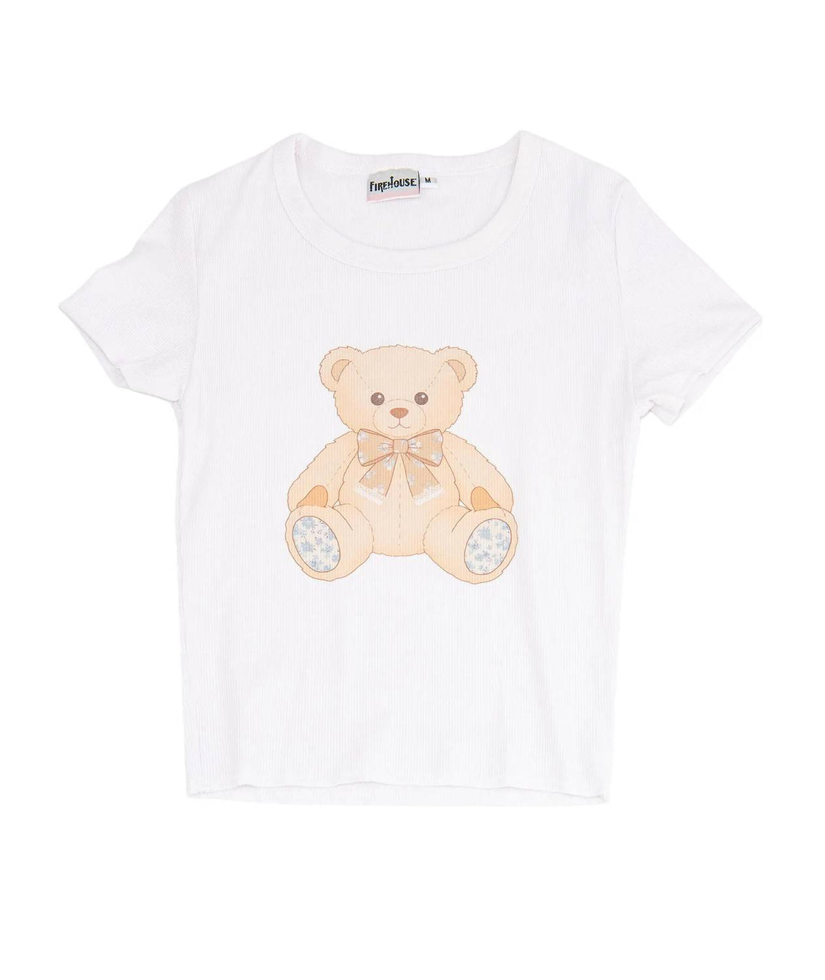 Girls Teddy Time Rib Tee