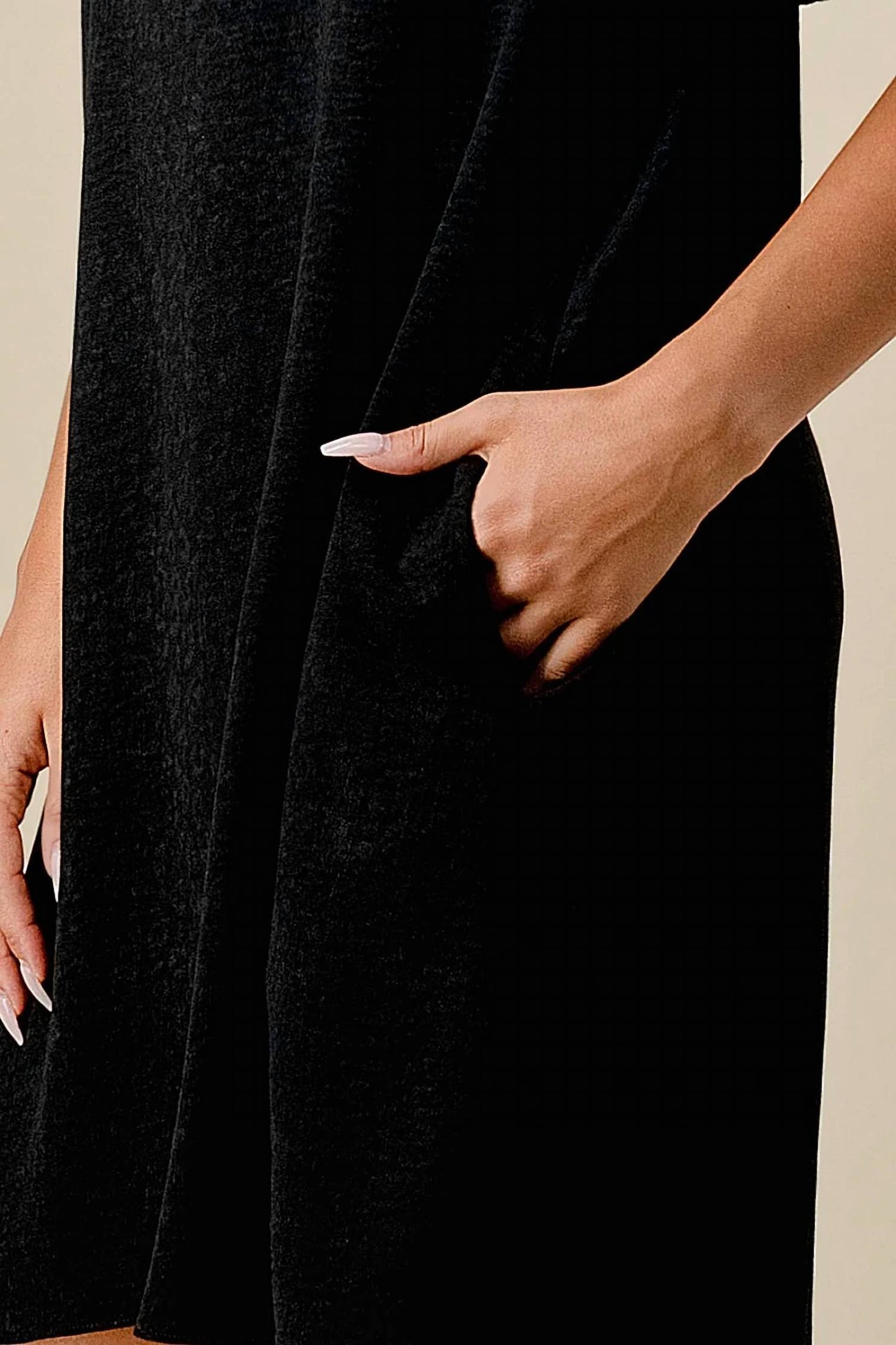 Ruffle Sleeve Dress - Plus