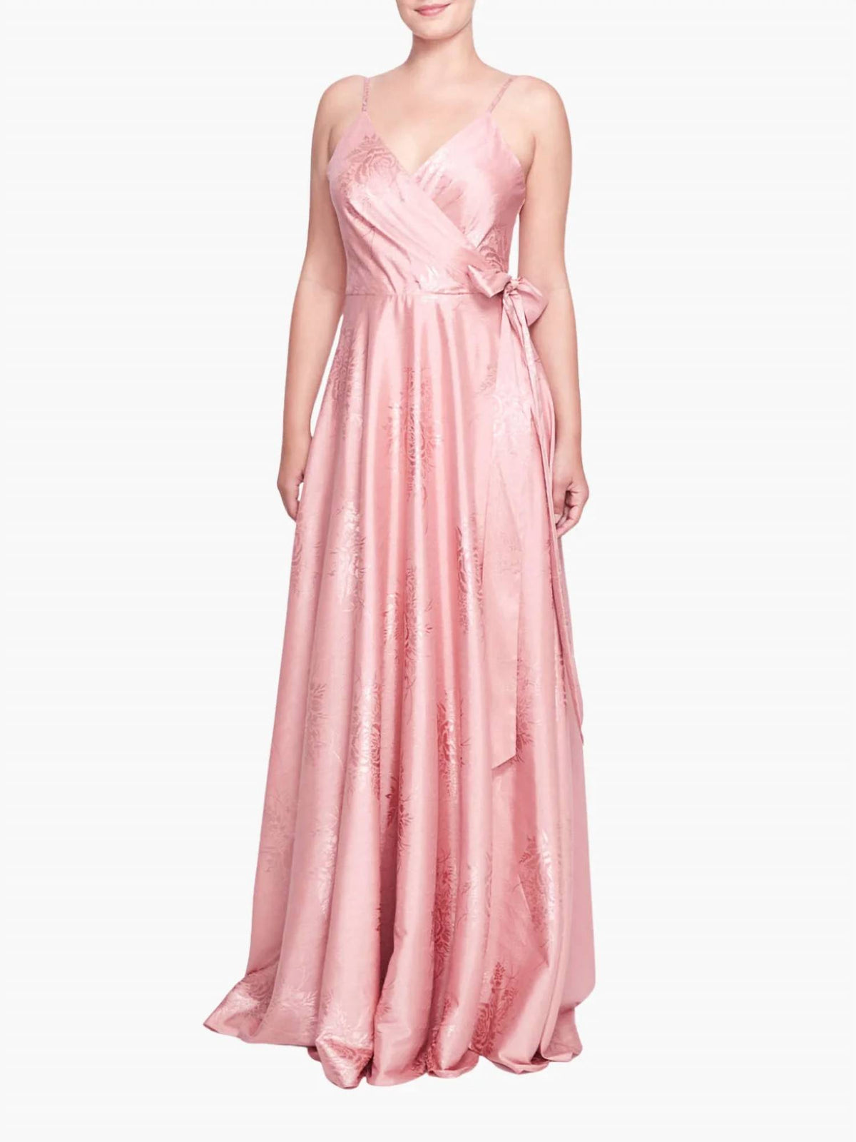 Matera Wrap Floral Gown
