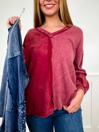Outside Voices Cotton Long Sleeve Top