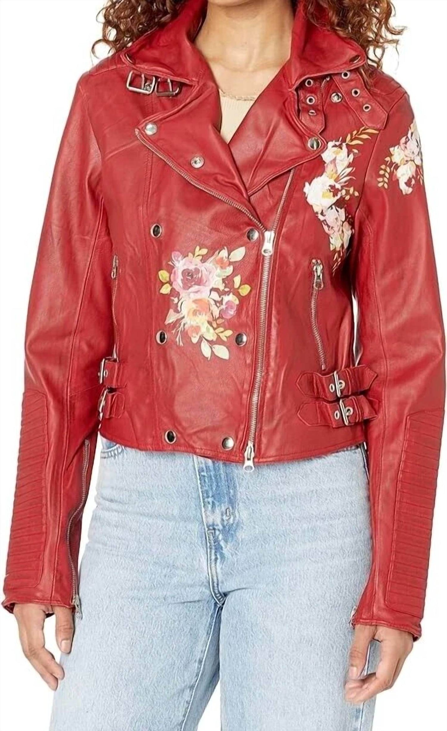 JKT NYC - Harley Floral Leather Jacket - Rack Hunt