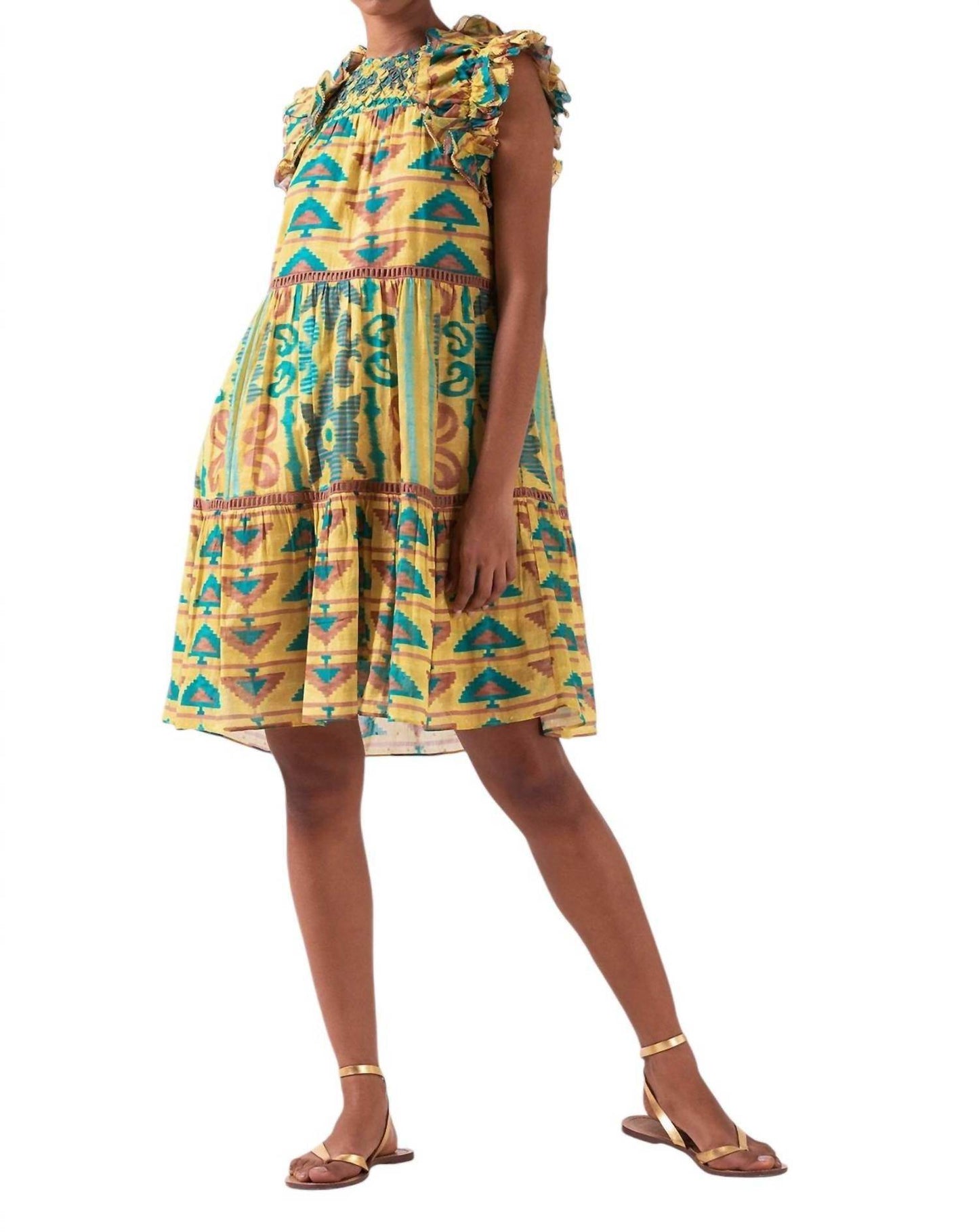 Ash & Eden - OLGA MINI TIERED DRESS - Rack Hunt