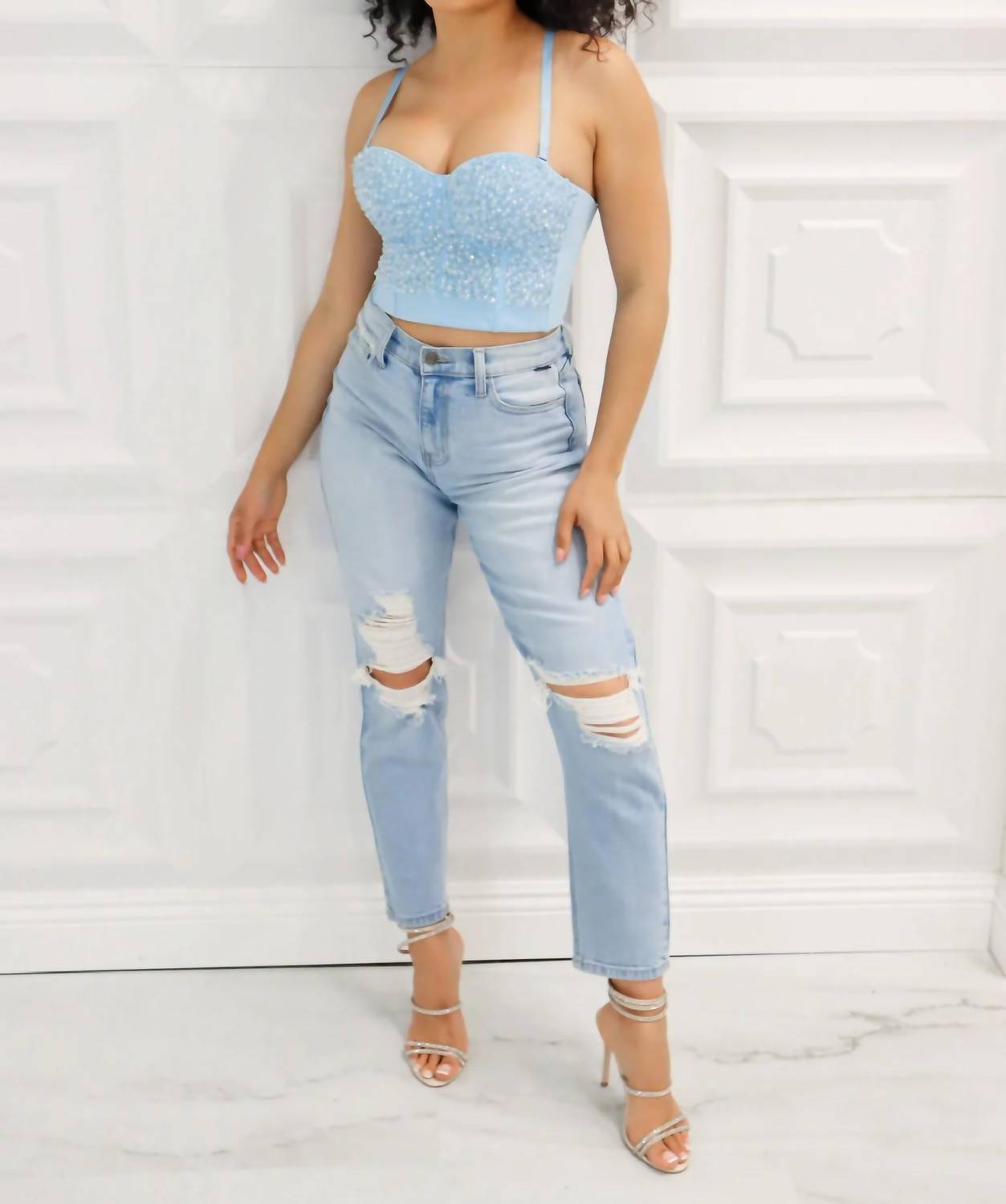 Addison High Rise Mom Jeans