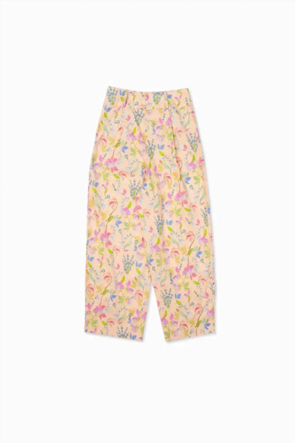Sasha+Z - Floral Printed Cotton Pants - Rack Hunt