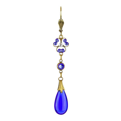 Women's Coleus Crystal Drop Earrings