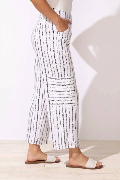 Driftwood Stripe J Pocket Flood Pant - Plus
