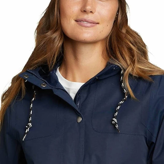 Charly Zip Up Hooded Warm Rain Jacket