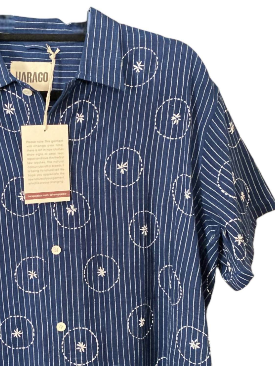 Harago - Men's Circular Kantha Shirt - Rack Hunt -