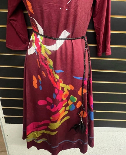 Women's Belted Beauty Jersey Dress