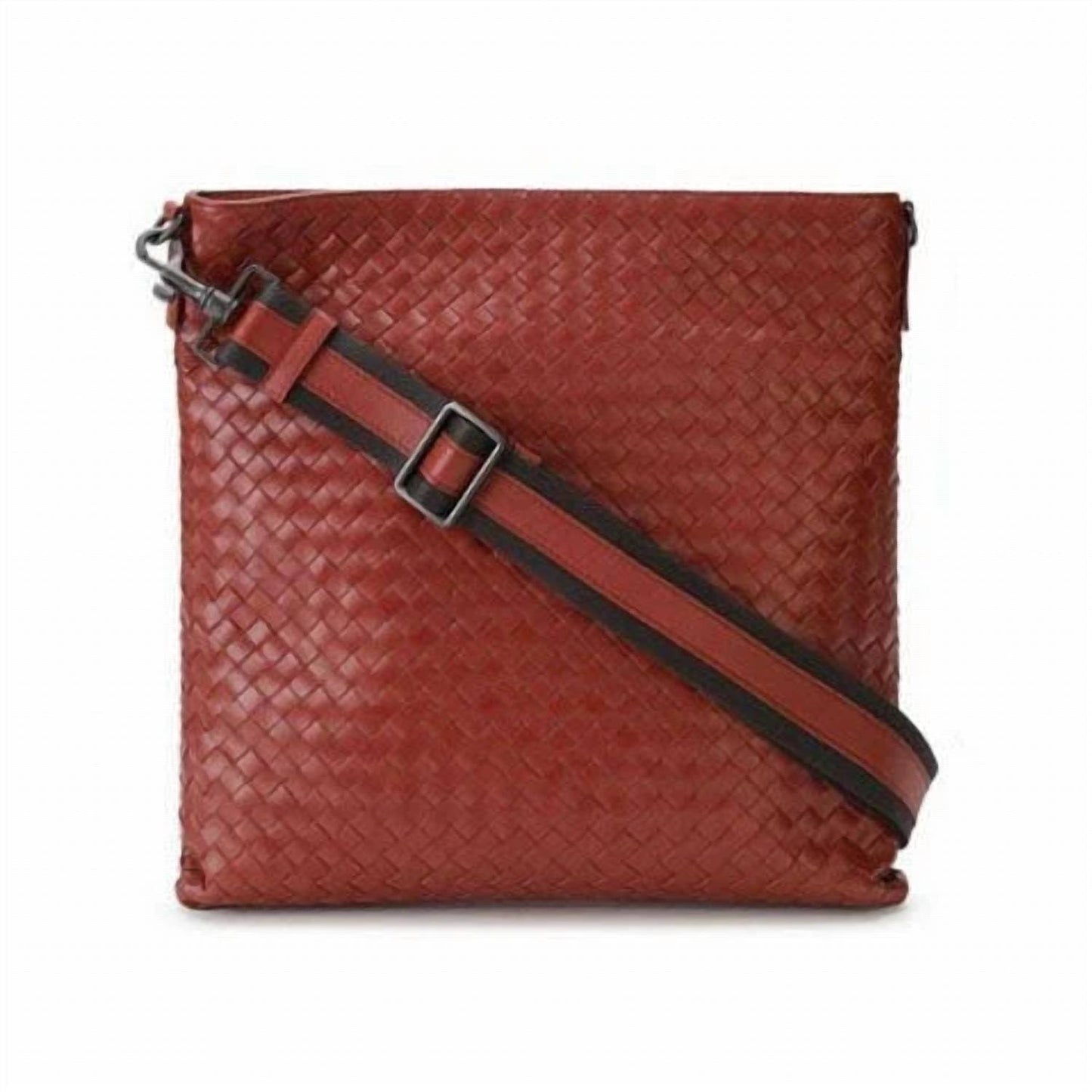 Women's Intrecciato Weave Messenger Bag