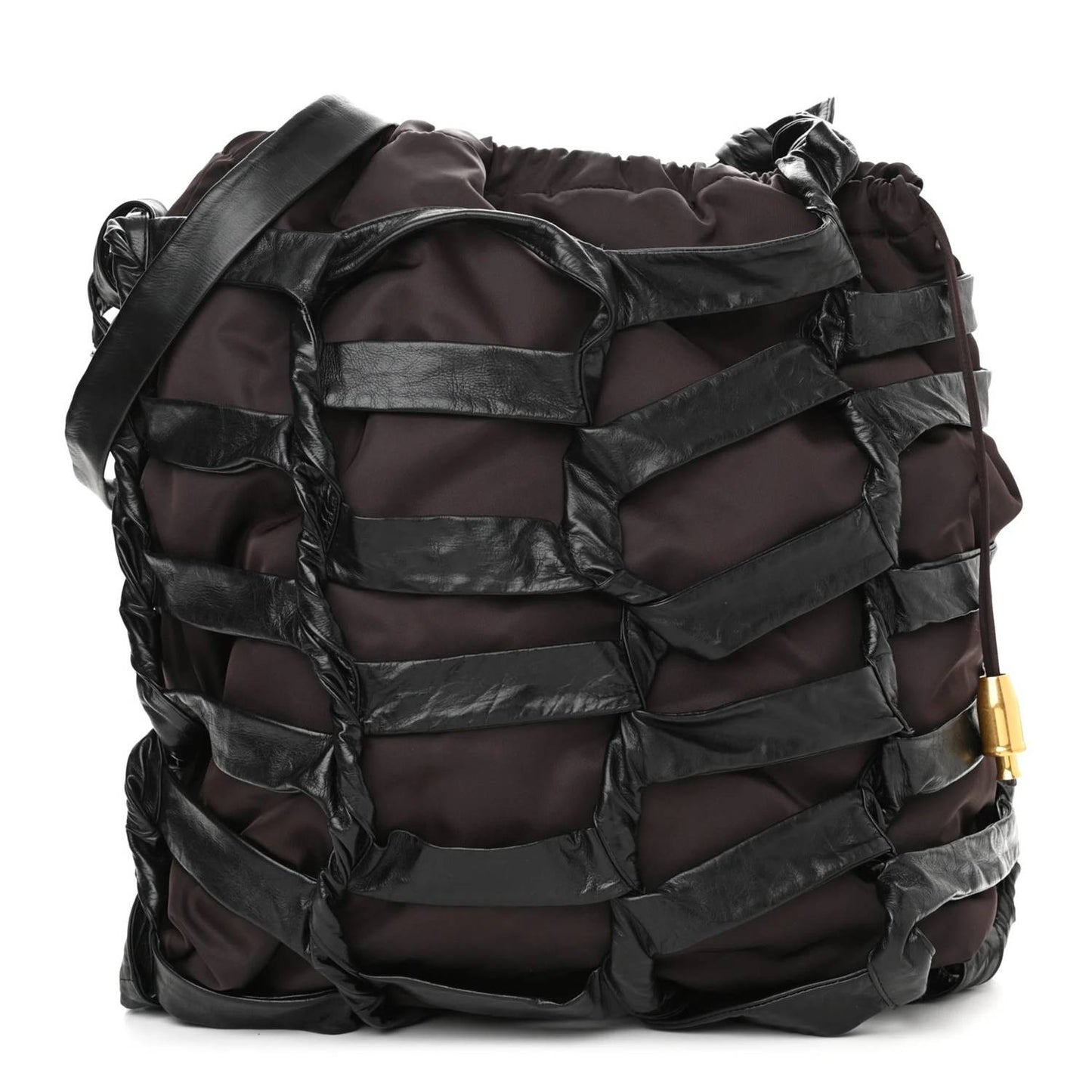 Women's Cowhide Crossbody Bucket Bag