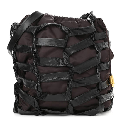 Women's Cowhide Crossbody Bucket Bag