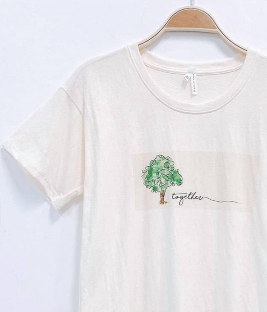 Women's Together Tree Top