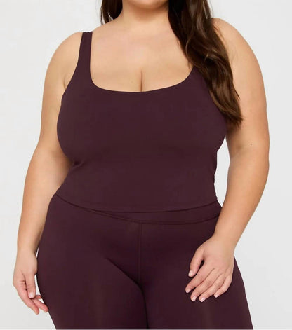 Pureluxe Built-in Bra Tank Top - Plus