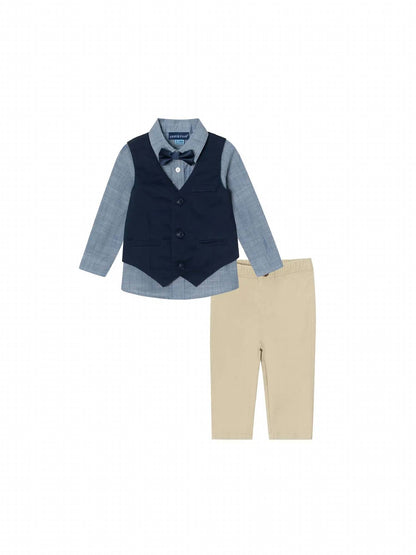 Boy's Four Piece Vest Set