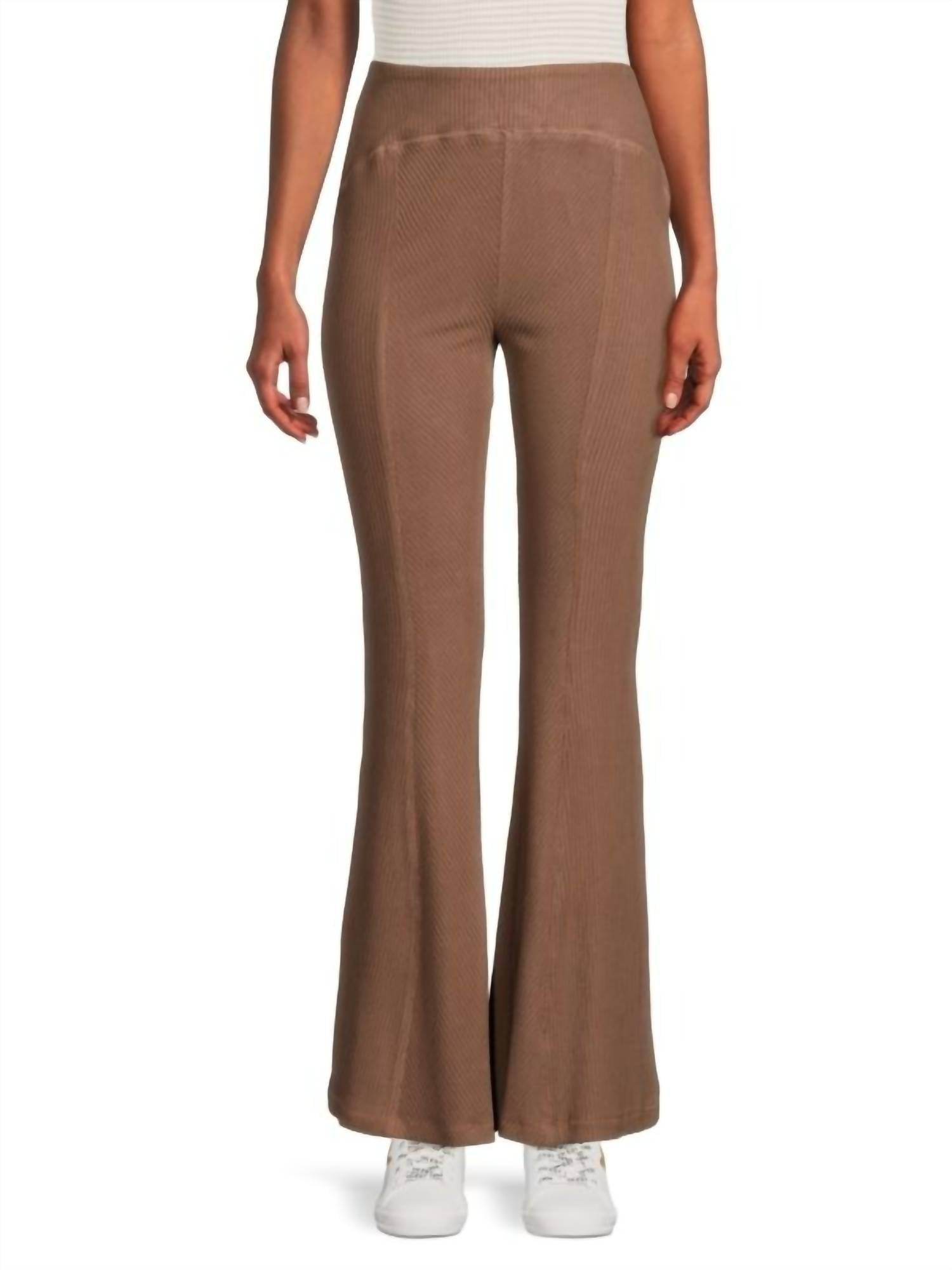 Area Stars - Ribbed Flare Pull On Pants - Rack Hunt