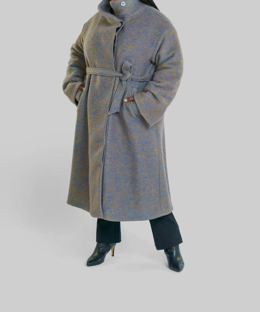 BITTE KAI RAND - Changeant Wool Mix Coat With Collar - Plus - Rack Hunt -