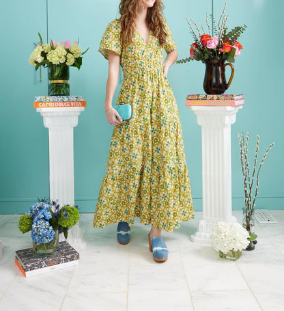BROOKS AVENUE - Poppy Deep V Maxi Dress - Rack Hunt