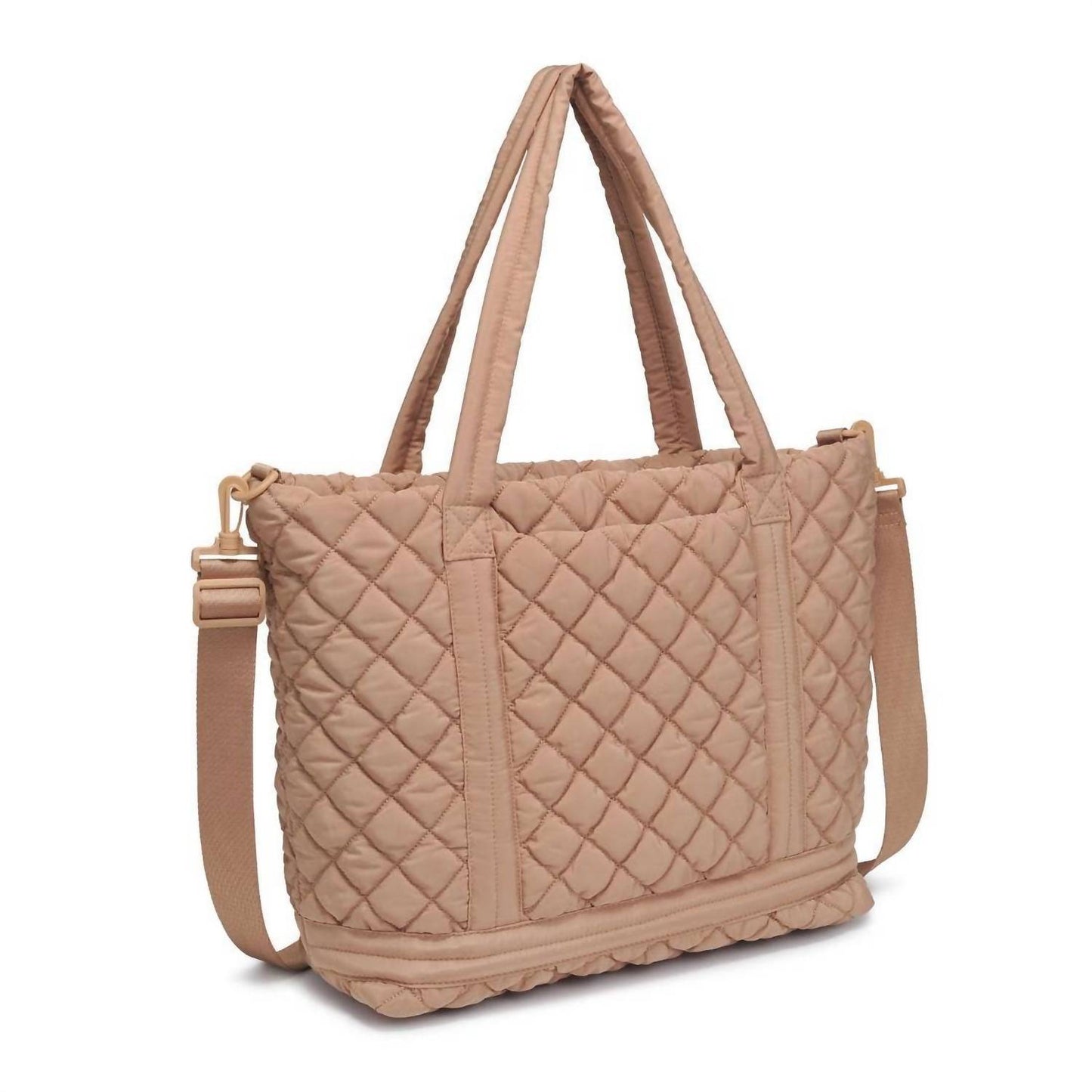 Women's Lanya Quilted Nylon Travel Tote Bag