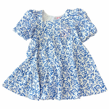 Asymmetrical Floral Dress