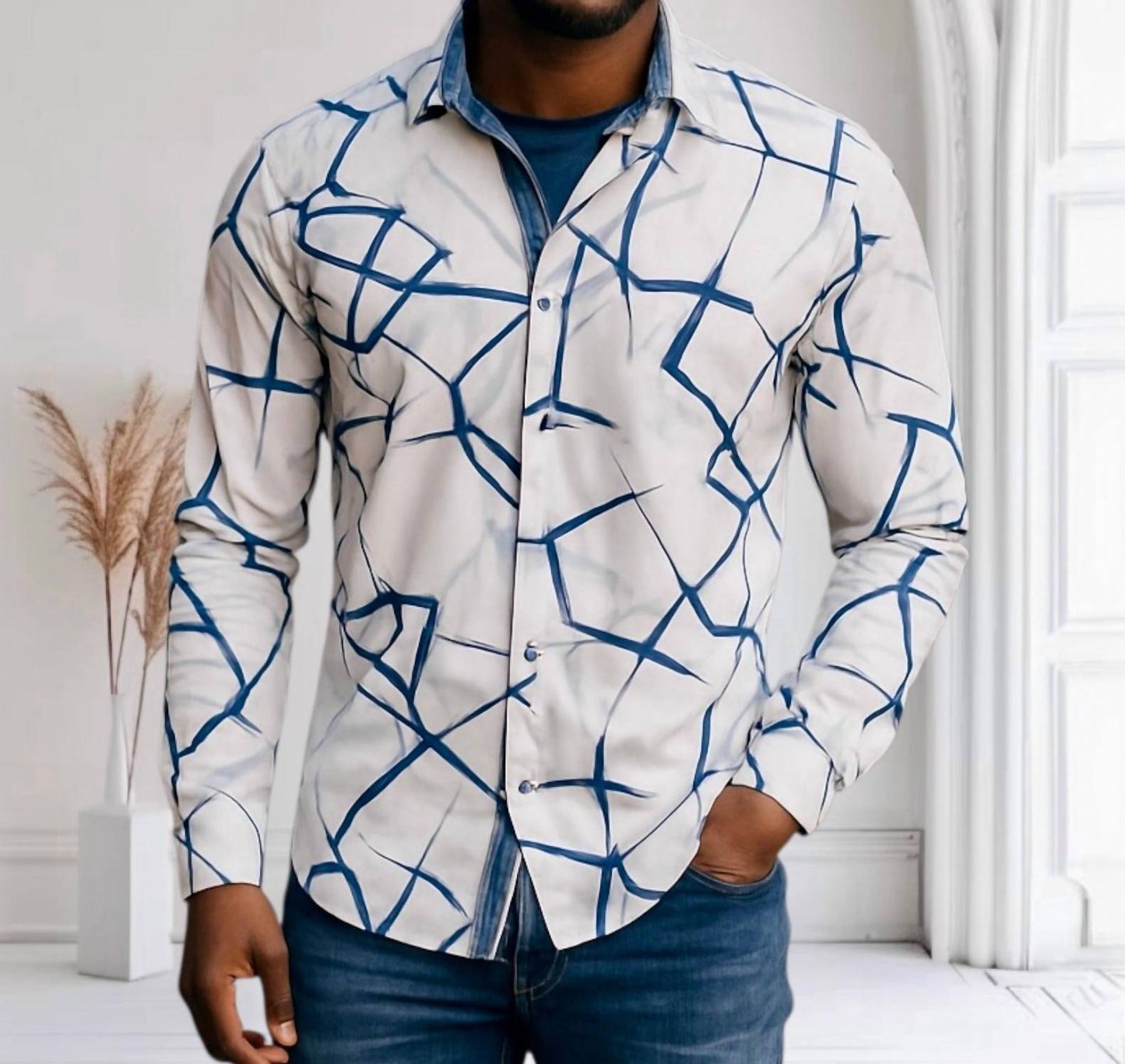 Slim Fit Casual And Sport Long Sleeve Shirt