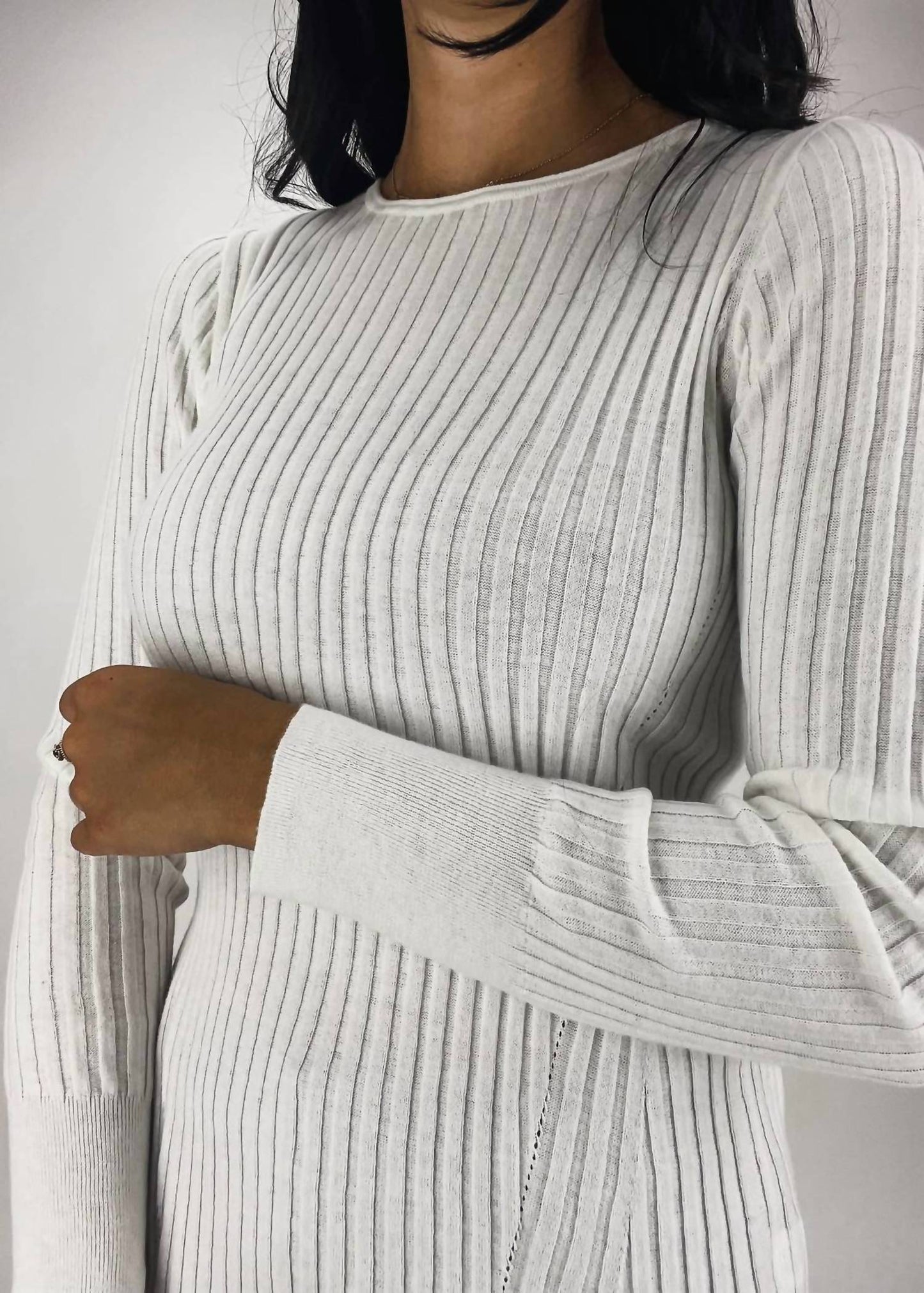 Katie Rib Crewneck Sweater