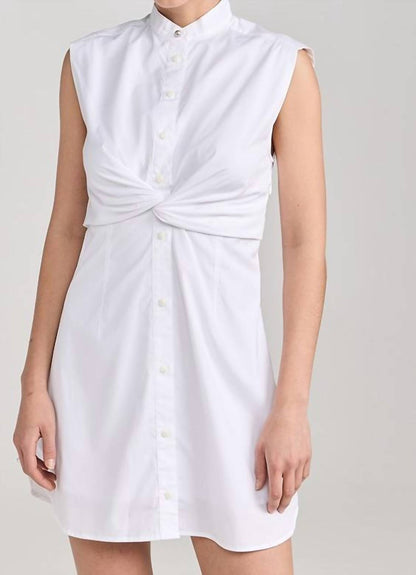Louisa Cotton Poplin Mini Dress