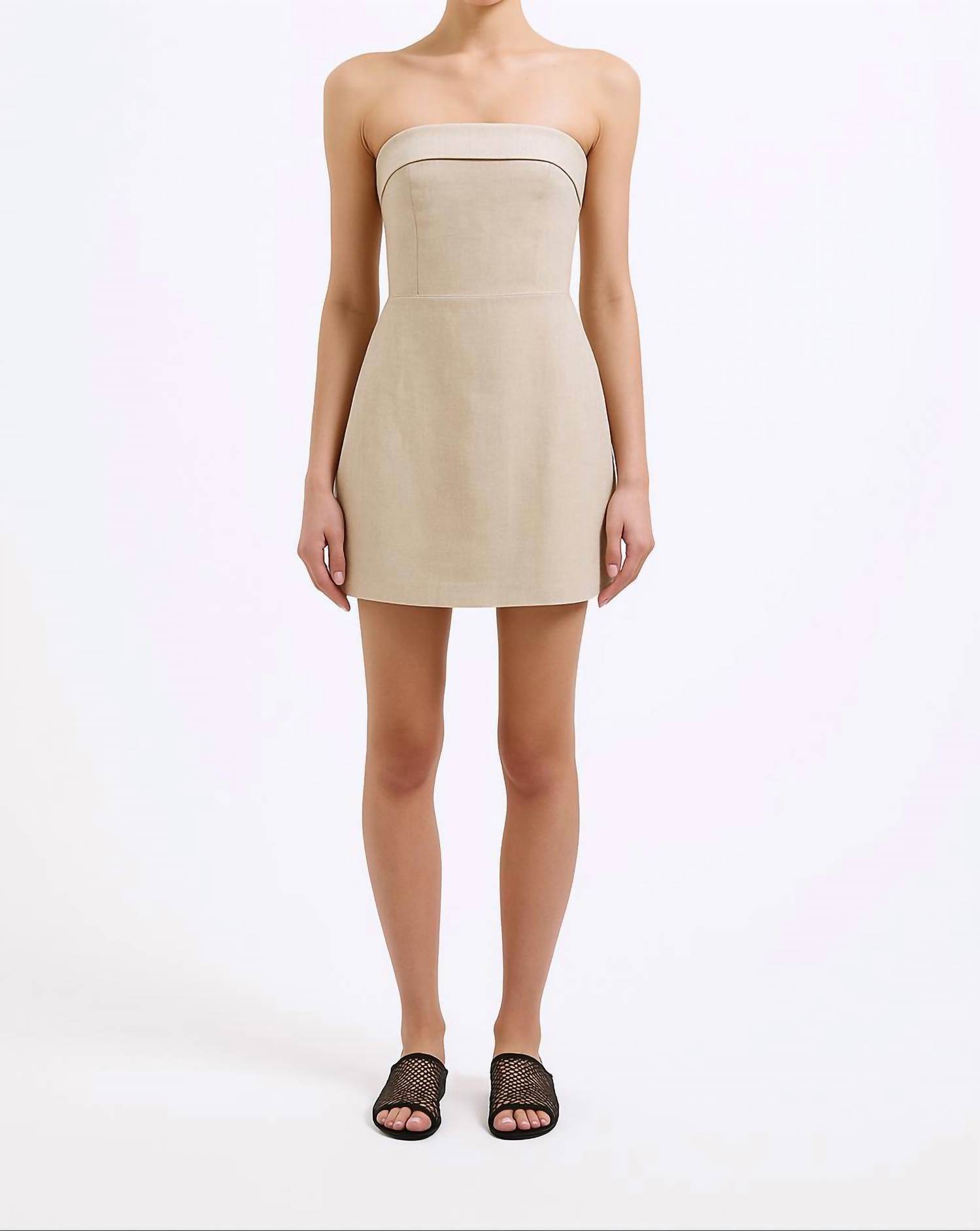 Nude Lucy - Lyra Linen Mini Dress - Rack Hunt