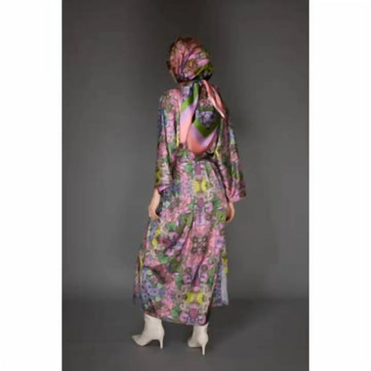 Nuvula - Floral Satin Kimono - Rack Hunt