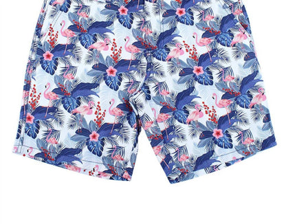 Men's Flamingo Print Shorts