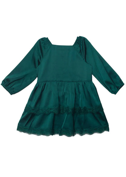 Isobella & Chloe - Girl's Long Sleeve Ruffle Dress - Rack Hunt