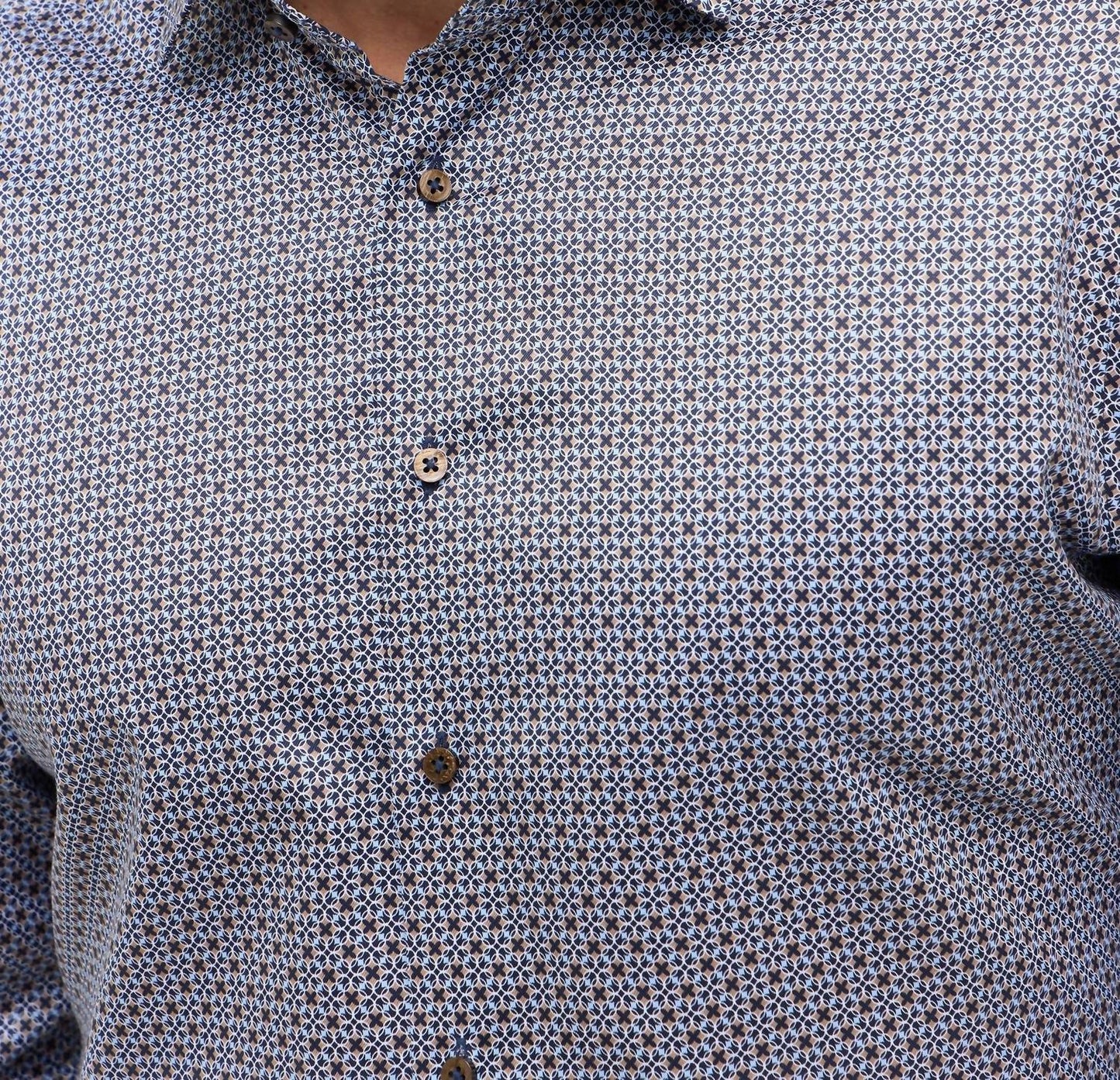 Printed Twill Modern Fit Shirt