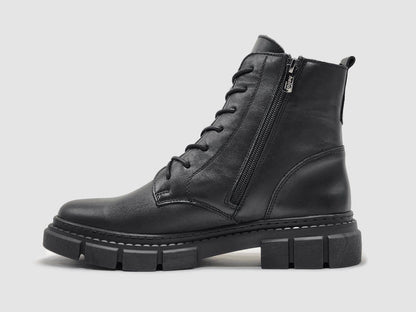 Helios - Women's Hebe Fur-lined Zip-up Leather Boots - Rack Hunt