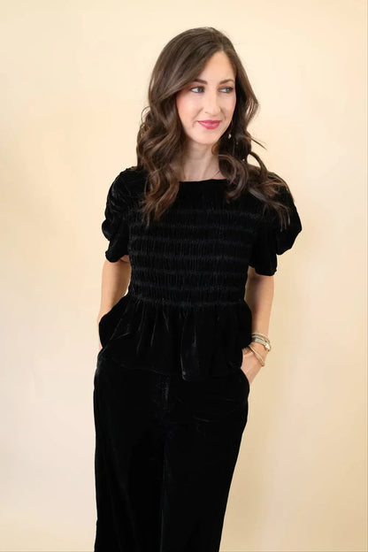 Dèluc - Forrest Stretch Velvet Top - Rack Hunt