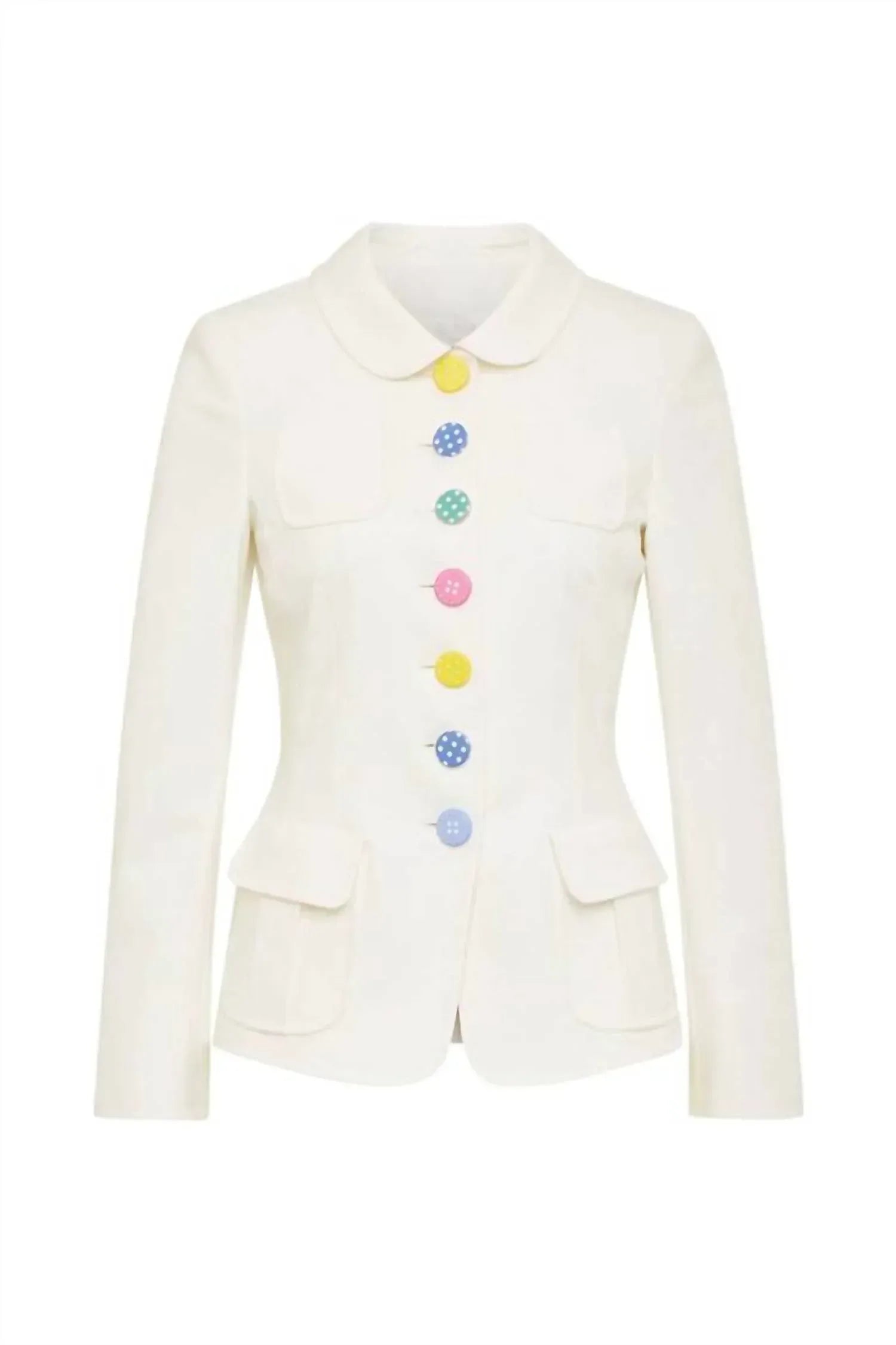 MAISON COMMON - Multi Mini Polka Dot Buttons Jacket - Rack Hunt