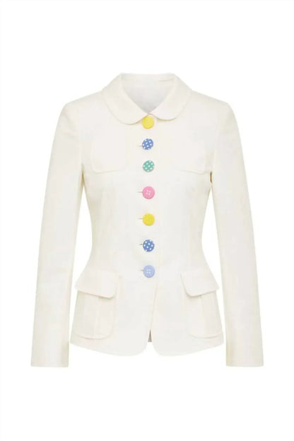 MAISON COMMON - Multi Mini Polka Dot Buttons Jacket - Rack Hunt